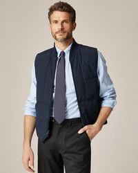 J.Crew - Box-Quilt Insulated Vest With Primaloft - Lyst