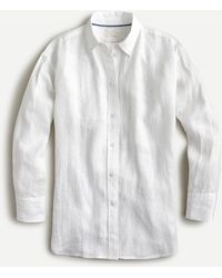 mcnutt baird relaxed linen irish shirt lyst