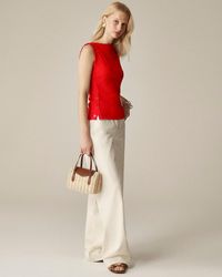 J.Crew - Premium Rib Side-Button Top - Lyst