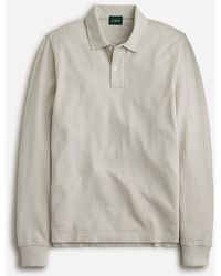 J.Crew - Long-sleeve Classic Piqué Polo Shirt - Lyst