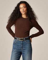 J.Crew - Carolyn Fitted Crewneck Sweater - Lyst