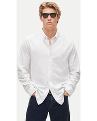 J.Crew - Washed Piqué Button-Down Shirt - Lyst