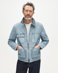 J.Crew - Wallace & Barnes Zip-Front Chore Jacket - Lyst