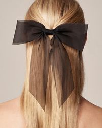 J.Crew - Organza Bow Hair Clip - Lyst
