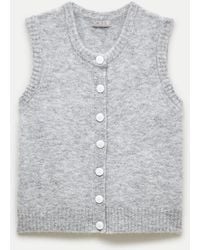 J.Crew - Button-Front Vest - Lyst
