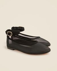 J.Crew - Andi Ankle-Strap Ballet Flats - Lyst