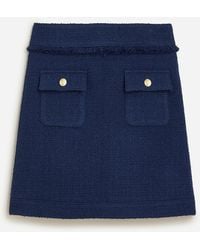J.Crew - Patch-Pocket Mini Skirt - Lyst