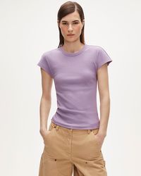 J.Crew - Perfect Rib Dolman-Sleeve T-Shirt - Lyst