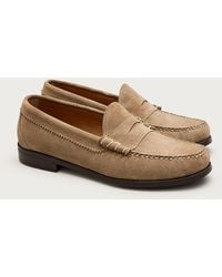 J.Crew - Camden Suede Loafers With Rubber Soles - Lyst