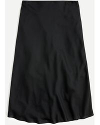 J.Crew Gwyneth Slip Skirt - Black