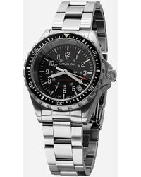 J.Crew - Marathon Watch Company Large Diver'S Quartz With Stainless Steel Bracelet - Lyst
