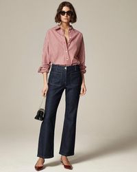 J.Crew - Petite High-Rise Kickout Jean With Sailor Pockets - Lyst