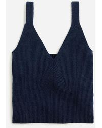 J.Crew - Collection Cashmere Cropped Sweater-Tank - Lyst