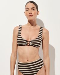J.Crew - Claudia O-Ring Scrunchie Bikini Top - Lyst