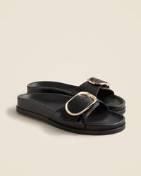 J.Crew - Colbie Oversized Buckle Sandals - Lyst