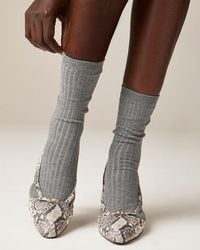 J.Crew - Ribbed Trouser Socks Three-Pack - Lyst