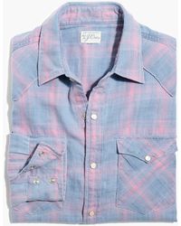 wallace & barnes indigo fleece chore jacket