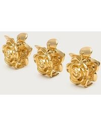 J.Crew - Mini Rose Claw Clips Three-Pack - Lyst