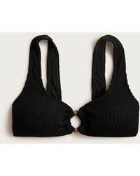 J.Crew - Claudia O-Ring Scrunchie Bikini Top - Lyst