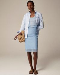 J.Crew - Collection Sheer Layered Sweater-Skirt - Lyst