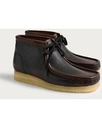 J.Crew - Clarks Original Wallabee Leather Boots - Lyst