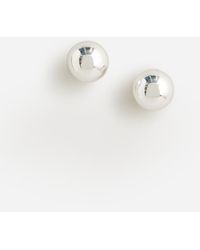 J.Crew - Dainty-Plated Ball-Stud Earrings - Lyst