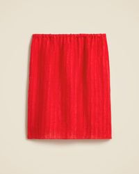 J.Crew - Textured Linen-Blend Skirt - Lyst
