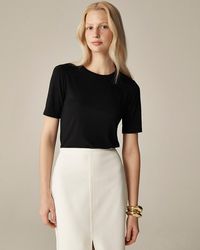 J.Crew - Refined Rib Elbow-Sleeve T-Shirt - Lyst