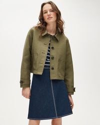 J.Crew - Cropped Barn Jacket - Lyst