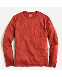 j crew long sleeve tee mens