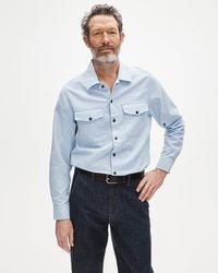J.Crew - Wallace & Barnes Chambray Workshirt - Lyst