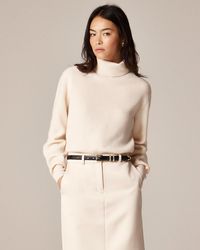 J.Crew - Ribbed Cashmere Turtleneck Sweater - Lyst