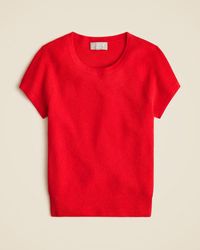 J.Crew - Ribbed Featherweight Cashmere T-Shirt - Lyst