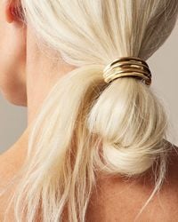 J.Crew - Ridged Metal Hair Tie - Lyst