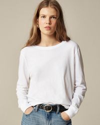 J.Crew - Vintage Jersey Long-Sleeve T-Shirt - Lyst
