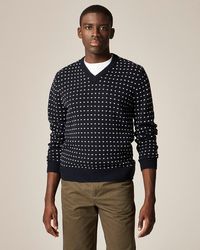 J.Crew - Relaxed Midweight Cashmere V-Neck Sweater - Lyst