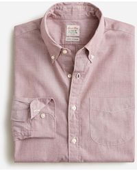 J.Crew - Secret Wash Cotton Poplin Shirt - Lyst
