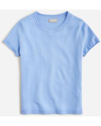 J.Crew Relaxed Cashmere T-shirt - Blue
