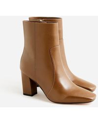 J.Crew - Almond-Toe Ankle Boots - Lyst