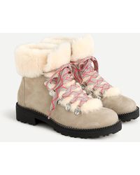 nordic genuine shearling cuff winter boot