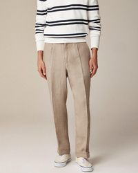 J.Crew - Crosby Classic-Fit Pleated Suit Pant - Lyst