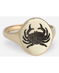 J.Crew - Talon Jewelry Zodiac Signet Ring - Lyst