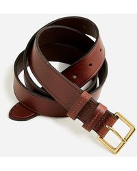 J.Crew - Italian Pull-Up Leather Belt - Lyst