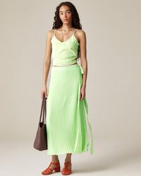 J.Crew - Sheer Wrap-Front Sweater-Skirt - Lyst