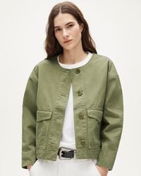 J.Crew - Collarless Utility Jacket - Lyst