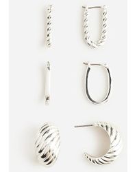 J.Crew - Sculptural Earrings Set-Of-Three - Lyst