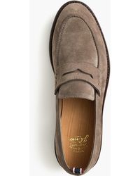 oar stripe penny loafers