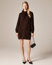 J.Crew - Tall Bow-Neck Shift Dress - Lyst