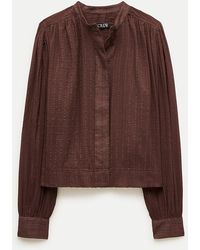 J.Crew - Button-Front Blouse - Lyst