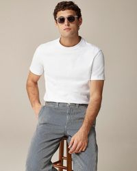 J.Crew - Relaxed Premium-weight Cotton T-shirt In Stripe - Lyst